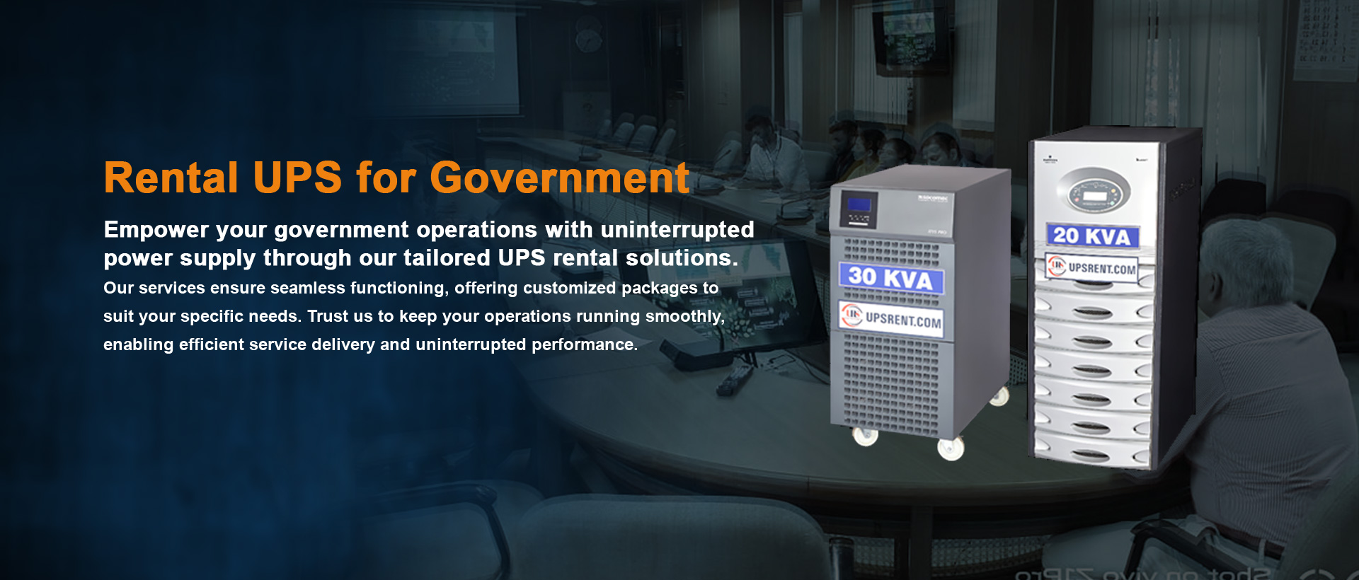 Rental UPS for Government